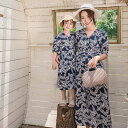 ママ 娘 マキシワンピース 親子ペア キッズ ハワイ 母の日 プレゼント 親子 ペアルック ペアtシャツ アロハ シャツ 花柄 ハワイ 旅行 リンクコーデ 親子...