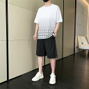 スウェットtシャツ スウェットパンツ 夏 運動着 メンズ 夏 半袖 ジャージ 上下 大きいサイズ おしゃれ セットアップ 上下2点セット シャツ メンズ 誕生日 ギフト 男性用 ルームウェア 部屋着 ゆったり ジョギング 通勤 ダンス アウトドア シンプル カジュアル