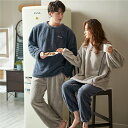 カップル 秋冬 結婚祝い お揃い 冬 もこもこ 男女2着 ペア パジャマ セット 長袖 ペアパジャマ カップル ペア ルームウェア モコモコ メンズ ペアパジャ...