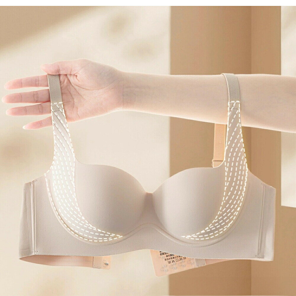 ブラトップ レディース ブラジャー カップ付 タンクトップ インナー 固定パッド 3D立体 補正 下着 脇高 着圧 ノンワイヤー ワイヤレス ブラ 盛りブラ 小胸 谷間 超盛りブラ 快適 薄い 涼しい 一体型 mind-fit-10011870 MIND FIT サンプル画像2