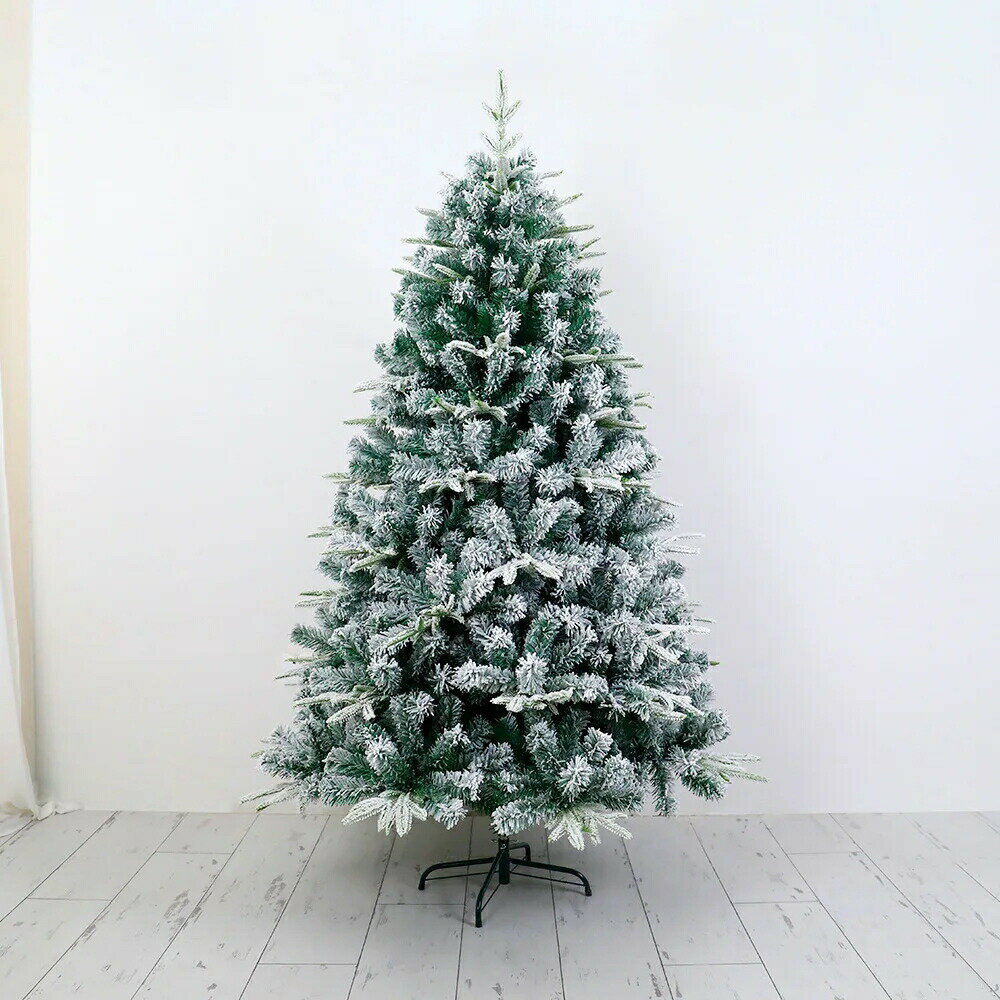 混合スプレーライト,PE PVC雰囲気,家の装飾用品,1.2m-2.4mの植毛クリスマスツリー