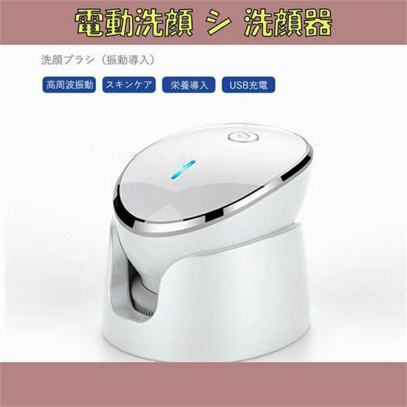 電動音波洗顔 電動洗顔 シ 洗顔器 記憶機能付き クレンジングブラシ 毛穴ケア アニオン導入 パッティング スキンケア 洗顔クレンジング 防水 充電式 顔マッサージャー器 美顔器 防水 温熱機能
