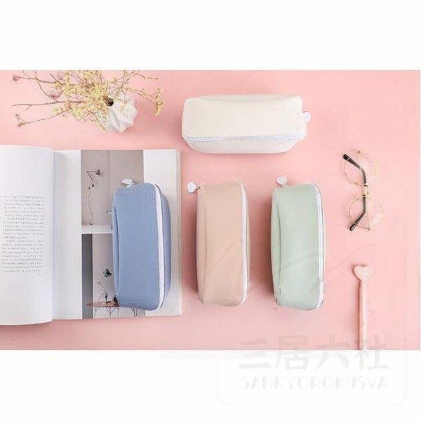 ペンケース 4色 おしゃれ PU革 桜 かわいい 筆箱 女子 レディース レザー 小物入れ 文房具 高級感 男女兼用 シンプル 人気 文具 収納 入学祝い 卒業...