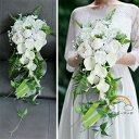 結婚式 ブーケ 造花 ウェディング ブーケ 造花ブーケ 花束 ウェディングブーケ ブライダルブーケ トスブーケ 結婚式 花嫁 前撮り 結婚祝い 贈り物 フラワー...