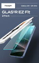 ギャラクシー s25 ガラス Galaxy S25 Ultra ガラスフィルム 液晶保護 2枚セット 耐衝撃 GLAS tR EZ Fit シュピゲン 画面保護 全面保護 Galaxy S25 液晶保護 傷つけ防止 スマートフォン 指紋登録対応 取付ツール付き 落下防止 SC-51F サムスン カバー