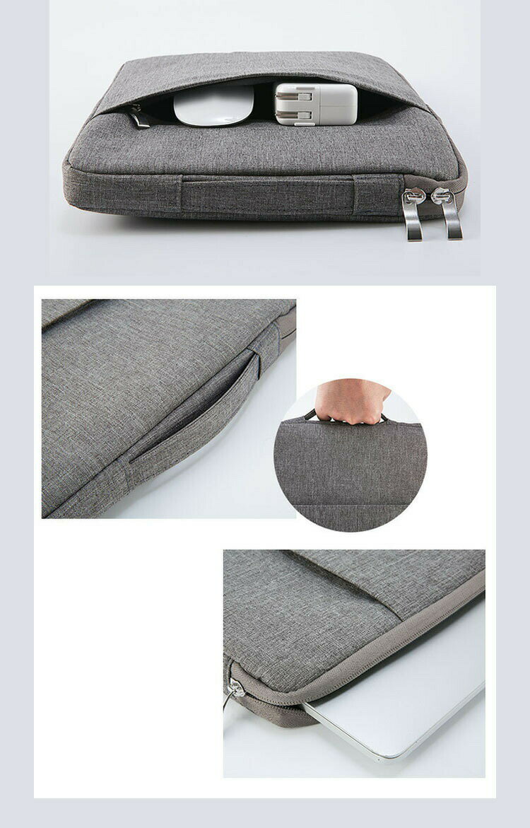 Acer Chromebook 311 (11.6インチ) ケース 収納付き キャンバス調 シンプル 手提げ ポーチ型 軽量 バッグ型 カバン型カバー クロームブック おしゃれ 人気 PCケース パソコンケース カバー