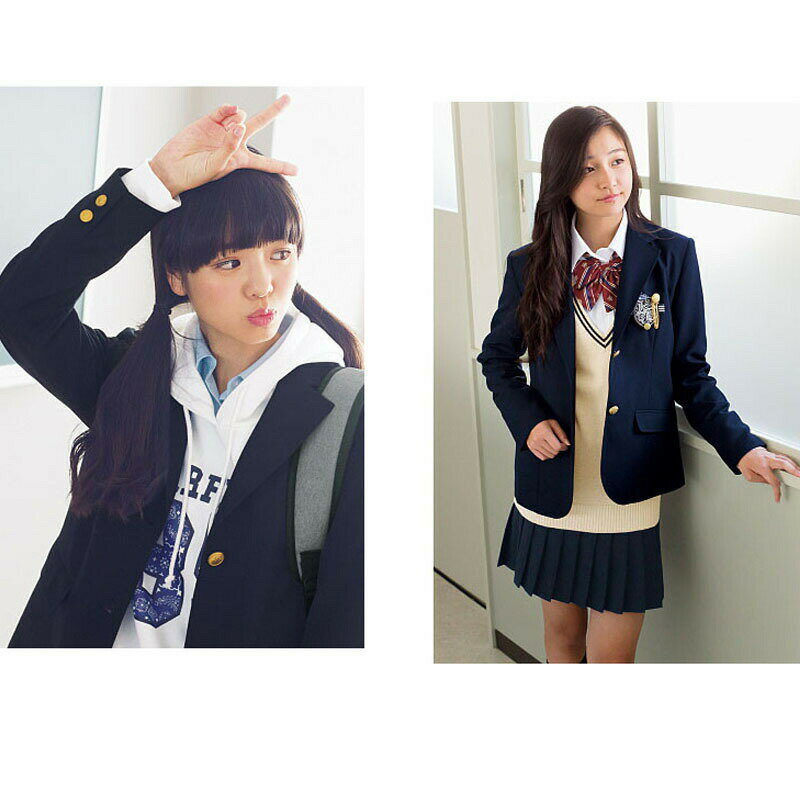 スクールブレザー 大きいサイズ 学生 制服 上衣 ブレザー ジャケット 女子高生 女の子 女子 レディース 中学生 高校生 ネイビー ブラック 女子 学生 高校 中学 学校 通学 女子 入学 学生服 ネイビー グレー 赤 レッド緑 グリーン 黒 紺