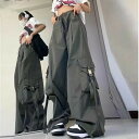 カーゴパンツ レディース カーゴ レディースパンツ レディース テーパードパンツ ダンス衣装 ウエストゴム 美シルエット 大きいサイズ ゆったり ゆったりめ 大...