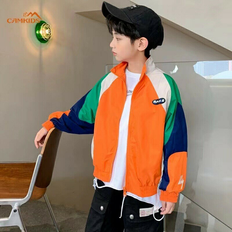 アウター 子供服 パーカー フード付き カーディーガン シャツ 春 夏 秋 男の子 ジュニア キッズ服 薄手 スポーツウエア アウター 夏コーデ アウター お出かけコーデ おしゃれ 春夏 ギャル服 ギャル シンプル クマ柄 かわいい KCFC024(2色120-170) 3