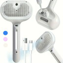 ペット用 USB 充電式 電動 ブラシ 犬 猫 リムーバー 毛玉 除去 コーム グルーミング 毛取り 動物 抜け毛 ヒーリング 痛くない 安全 クリーニング スパ 掃除 気持ちいい ペット用品 マッサージ かゆみ 長毛 中毛 短毛 ダブル シングル