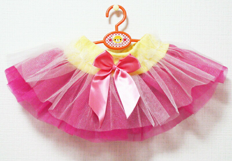 キッズ スカート リボン付き ボリューム ラメシフォンチュチュフリルスカート