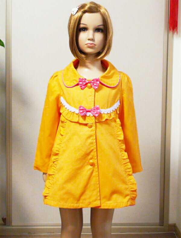 ★リボン&フリル付き♪超可愛い コート 女の子 スプリングコート ★