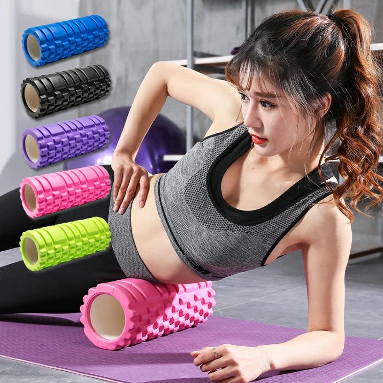 送料無料 フォームローラー ストレッチローラー ヨガポール ストレッチ用ローラー マッサージ ポールエクササイズ ヨガローラー 体幹 リセット用ポール