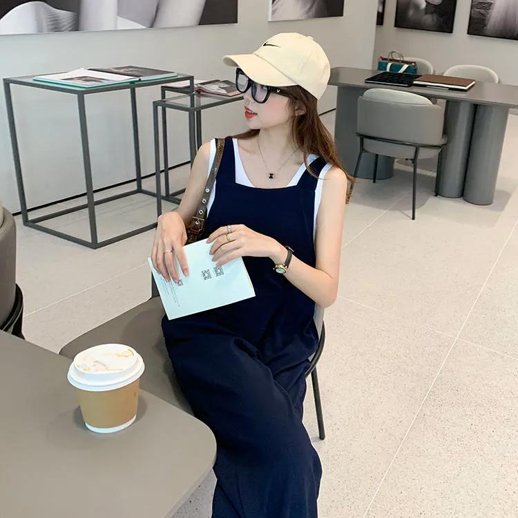 大きいサイズ 黒 レディース レディース 夏 パンツ スクエアネック サロペット 春 パンツ 秋 オールインワン きれいめ 大人 ワイド ロング丈 落ち感 サロペット カジュアル 通勤 オフィス かわいい おしゃれ 旅行 ゆったり パンツ