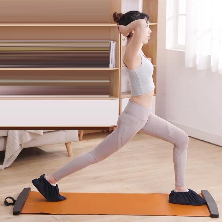 MIND FITのスライダーボード スライドボード トレーニング 140cm 180cm 幅50cm 体幹トレーニング 有酸素運動 省スペース コンパクト収納可 ダイエット スライディングボード 送料無料｜アングル2