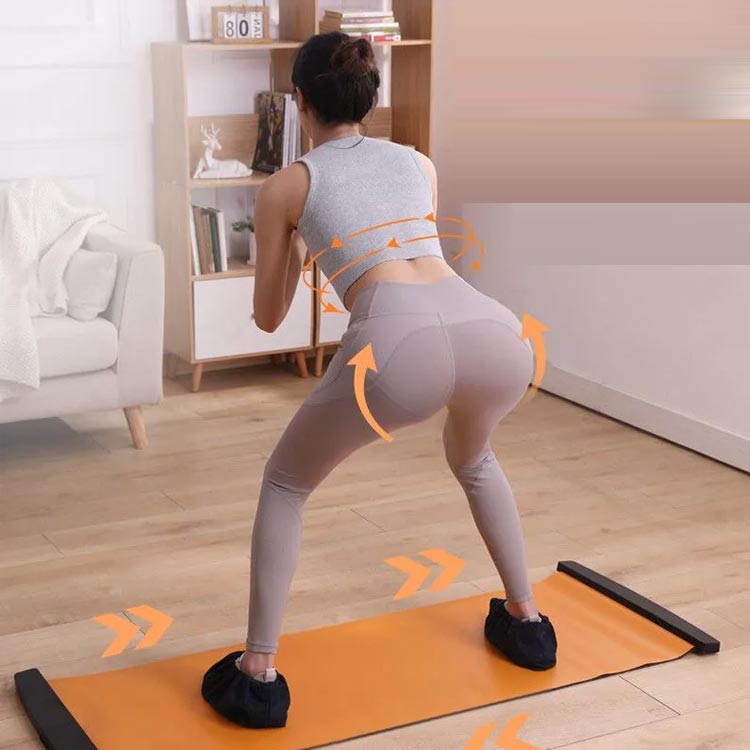 MIND FITのスライダーボード スライドボード トレーニング 140cm 180cm 幅50cm 体幹トレーニング 有酸素運動 省スペース コンパクト収納可 ダイエット スライディングボード 送料無料｜アングル3