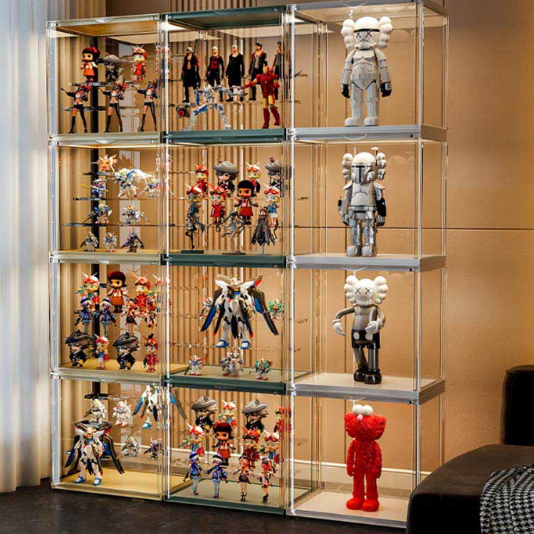フィギュアケース 展示ケース アクリル板 プラモデル 透明ケース 卓上 五月人形 記...