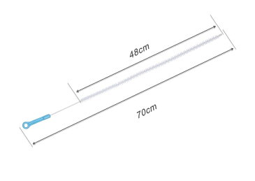 水槽 お掃除 ブラシ パイプ ホース クリーナー 【送料無料】ctr-d51