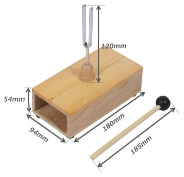 A=440Hz 音叉 標準 共鳴箱 スティック セット 荘厳 静寂 清らか 音色 楽器 【送料無料】ctr-i01