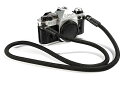 汎用 カメラ ネック ストラップ リング 取付 線径9mm 全長100cm ブラック グレーカード付 一眼レフ ショルダー 撮影 携帯 【送料無料】lvt-d1...