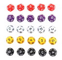 サイコロ 12面 小 20mm 5色 25点セット カード ボード 卓上 ゲーム ダイス おもちゃ カラフル 遊び 多面体 不透明 イベント 【送料無料】lvt...