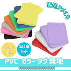 配送 荷物 タグ 屋外 対応 PVC プラスチック 一つ穴 無地 4cm 6cm 10色 250枚セット 荷札 番号札 出荷 材料 ラベル プレート 【送料無料】mmk-s87