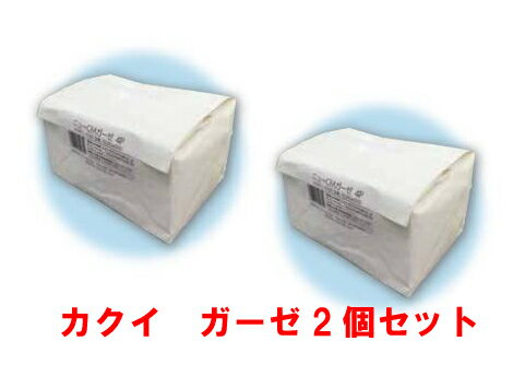 カクイ　ニューCMガーゼ　ハードタイプ　医療用不織布ガーゼ　100枚入り×2個セット　四つ折り　523924000　取替シート　マスク