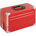 【エントリーでポイント10倍(5/1〜5/31)】TONE ツールケース(メタル) V形3段式 433X220X240mm D