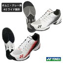 パワークッション チームワイド SHTTWGC テニス シューズ 靴 ヨネックス YONEX 軽量 幅広4E オムニ クレー用 レディース スポーツ