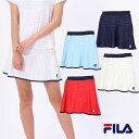 スコート フィラ FILA レインボーボーダー M L XL レディース テニス スポーツ 2024春夏 2024SS(4)
