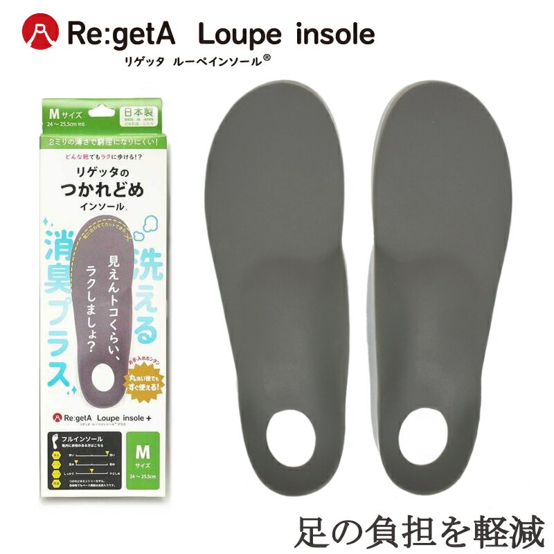 【新入荷】リゲッタ インソール MTR-FLD ルーペインソール つかれどめ・消臭 男女兼用 ユニセックス