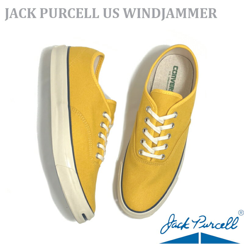 【新入荷】コンバース ジャックパーセル キャンバス US ウィンドジャマー マスタードJACKPURCELL