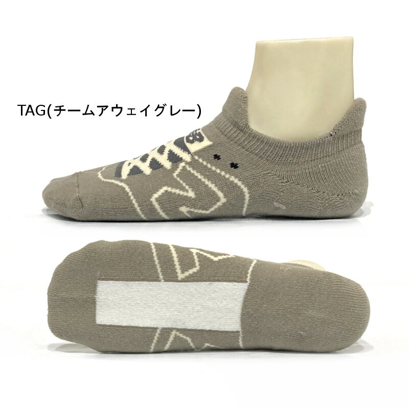 【再入荷】ニューバランス 1P スニーカーソッ...の紹介画像3