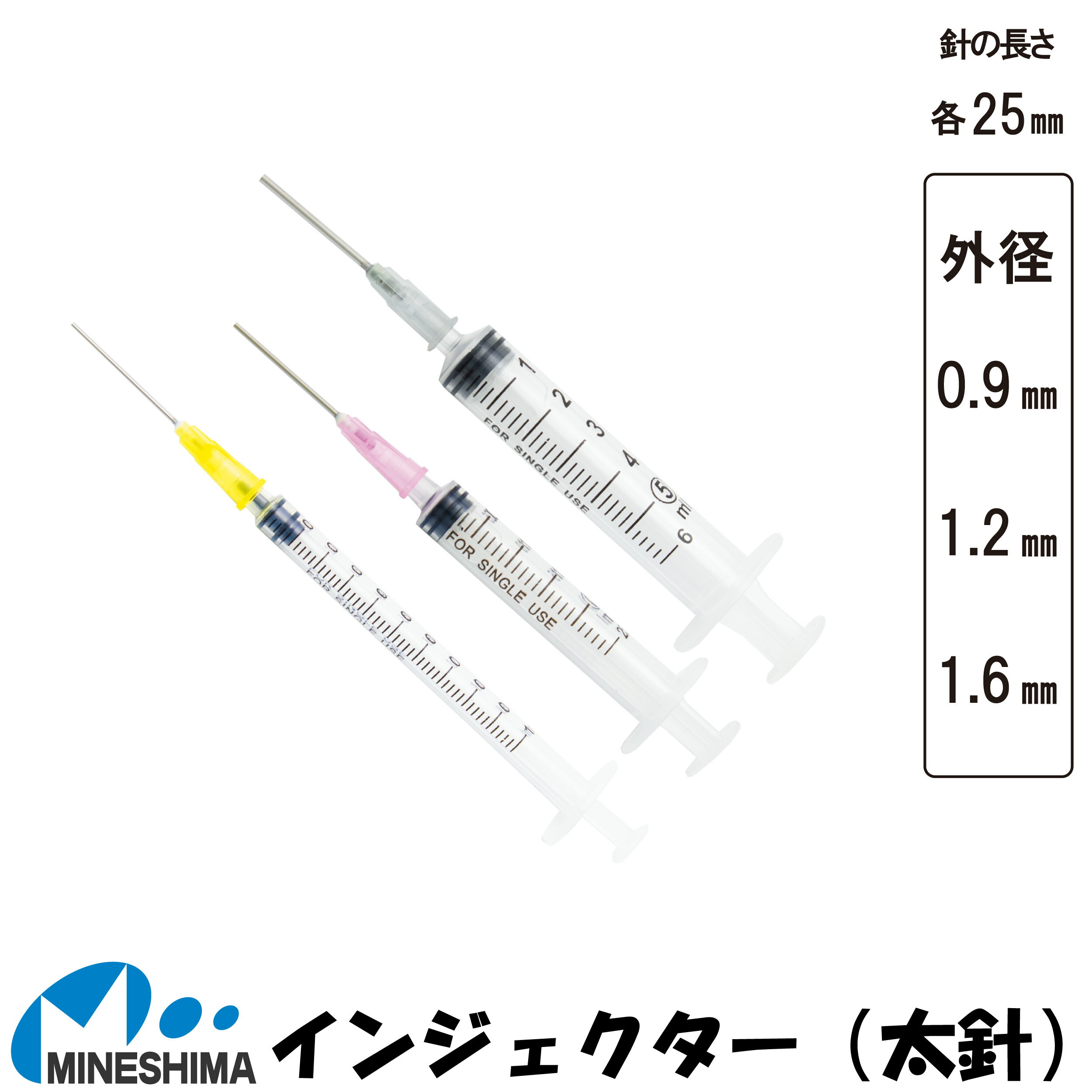 インジェクター 太針 3種 TM-20F ミネ