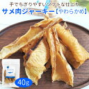サメ肉ジャーキー(やわらかめ)40g/犬 猫 おやつドッグフード 国産 無添加 日本製 サメ 天然 乾燥 コラーゲン コンドロイチン カルシウム オレイン酸 DHA EPA 関節 低脂肪 低アレルギー 手でちぎれる