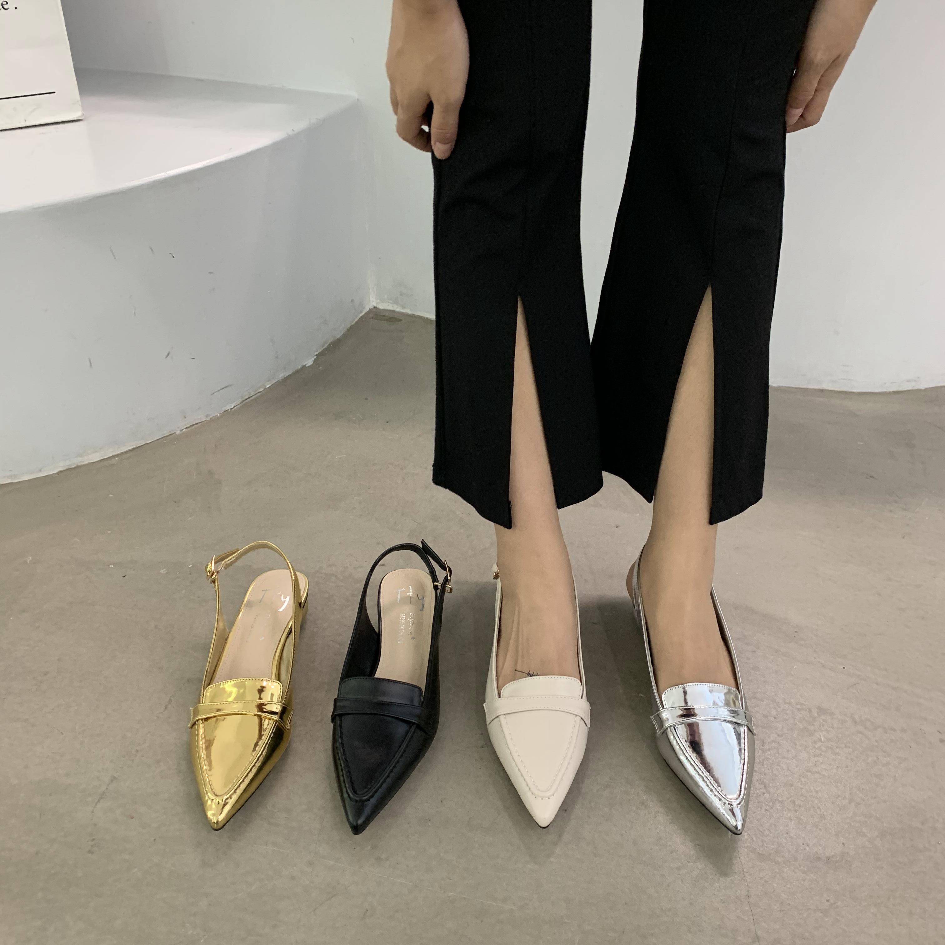 4color レディース パンプス レディースパンプス ヒールサンダル ミュールサンダル バックストラップ 3cmヒール ミドルヒール