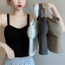 4color カップインタンクトップ トップス シャツ カットソー ショート ショート丈 袖なし ノースリーブ ペプラム 大人可愛い きれいめ 上品 大人女子 ガーリー 大人カラー 重ね着 春夏 春 夏 秋冬 秋 冬 ママコーデ かわいい トレンド(4)