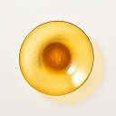 ガラス工房清天 気泡皿 小