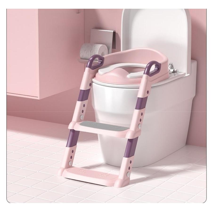 補助便座 トイレトレーニング 子供おまる トイレ踏み台 折りたたみ式設計 6段階高さ調整 滑り止めの底..