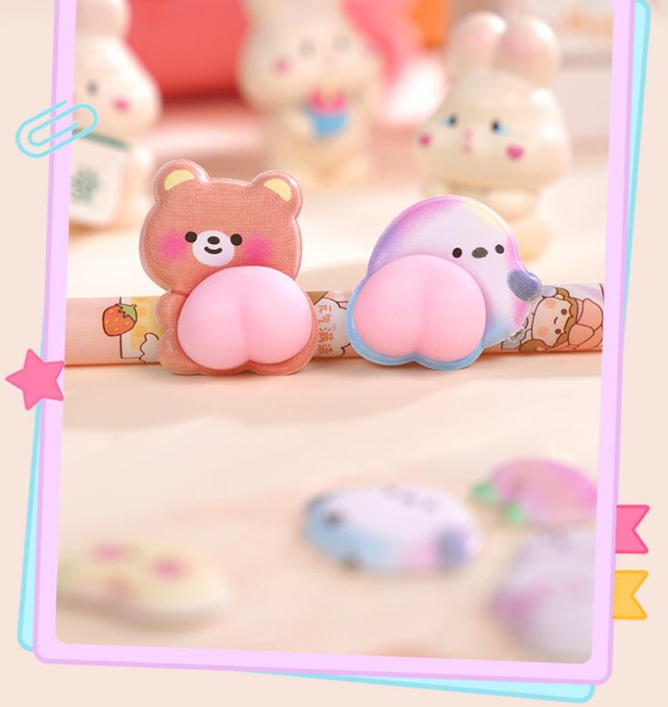 おしりシール もちもちおしりシールマシュマロシール おしりもっちり シールおしりぷにぷにシール2点セット4点セットお得 かわいい マシュマロ ふわふわ もっちりスクイーズ ステッカー シール帳 デコレーション プレゼント 贈り物ぷくぷく キャラクター 3D mingming0626-10000978 Mingming百貨店 楽天市場店 サンプル画像3