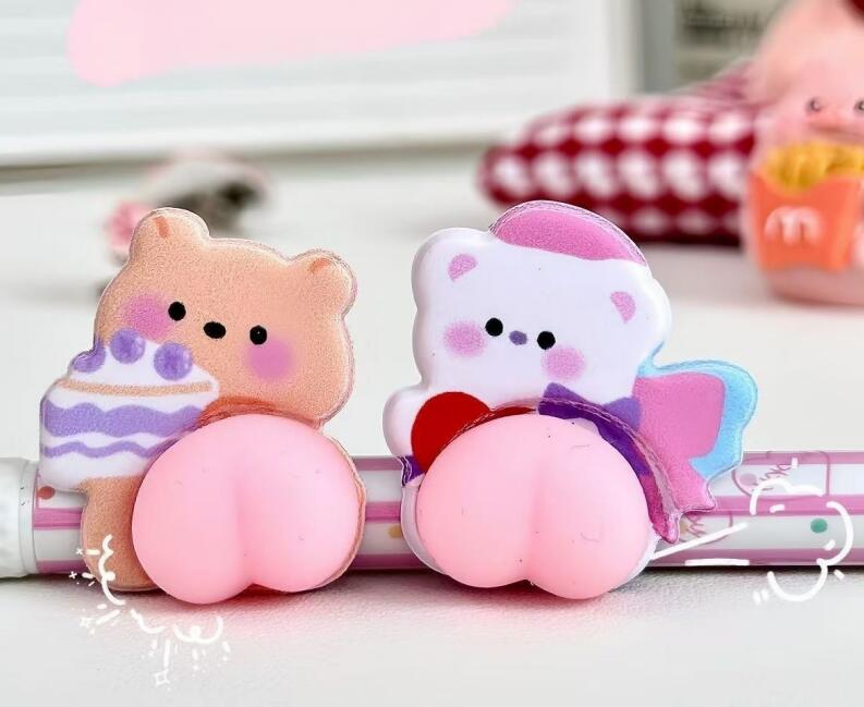 おしりシール もちもちおしりシールマシュマロシール おしりもっちり シールおしりぷにぷにシール2点セット4点セットお得 かわいい マシュマロ ふわふわ もっちりスクイーズ ステッカー シール帳 デコレーション プレゼント 贈り物ぷくぷく キャラクター 3D mingming0626-10000978 Mingming百貨店 楽天市場店 サンプル画像2