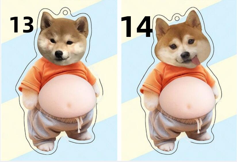 おなかアクリルストラップ柴犬お腹 シールマシュマロアクリルストラップお腹シールももちもち柴犬お腹ぷにぷにアクセサリー デブ 猫ぷにぷにお腹キーーホルダー 犬 3D柔らかいお腹 ぷくぷくシールもっちりシールかわいい ふわふわ もっちりスクイーズ ステッカー シール飾り mingming0626-10000995 Mingming百貨店 楽天市場店 サンプル画像3