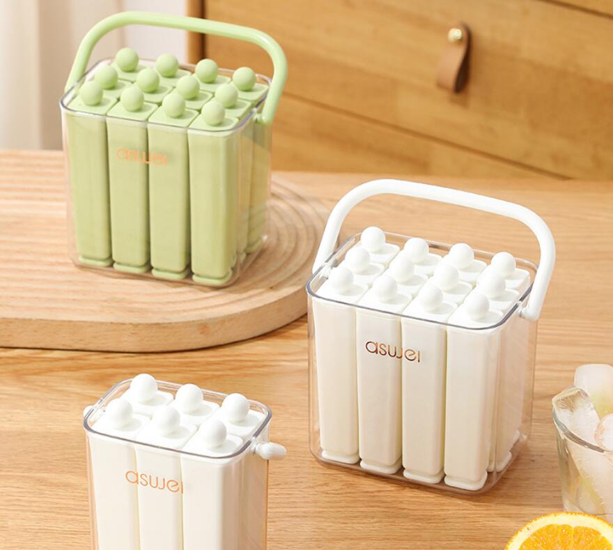 Rakuten - 食品グレードのシリコンアイスキューブトレイ 蓋付き 簡単リリース 柔軟な長いアイススティック アイスキャンデー型セット 家庭用 キッチン 冷凍庫 アイスキャンディー型大容量トレイ柔軟なデザイン家族のスナック用急速冷凍屋外楽しい冷凍庫アイスキャンデー型