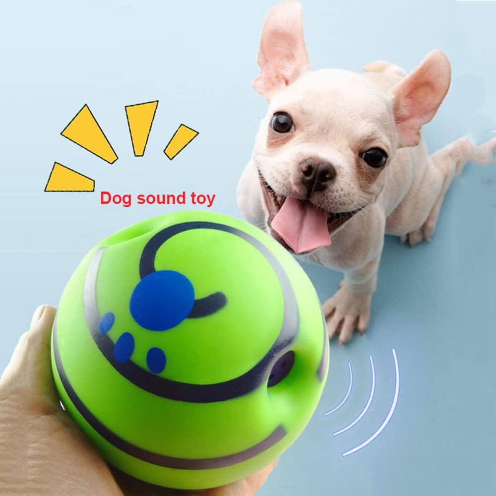 Rakuten - インタラクティブ音の出る噛むおもちゃ 中型犬に適用 犬臼歯噛みおもちゃ 犬用ボールおもちゃ 犬用おもちゃきしむ犬のおもちゃボール犬のアクセサリー子犬噛むおもしろい音のおもし犬のおもちゃのボール 無毒の犬のスナックのおもちゃのボール モルバイト耐性