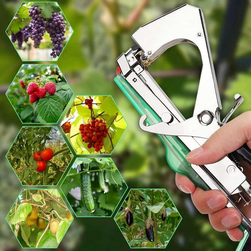 Rakuten - 植物結束機 ブドウ ラズベリー トマト ビニング野菜用の園芸植物テープツールタペナー - ガーデニングテープツール テープ Sテープ 交換用ブレード 野菜グレープトマトバイニングキュウリ用植物結束機 果樹園枝縛機部品トマトキュウリエンド器装置セット蔓縛機結び目