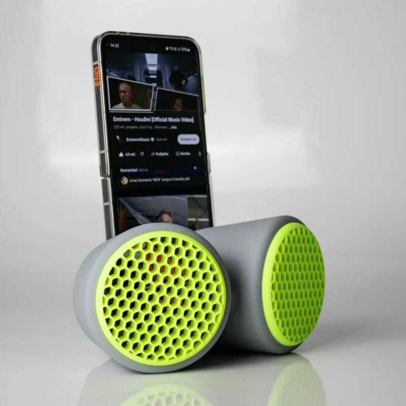 Rakuten - ミニポータブル電気不要 携帯電話音響エンハンサーのアイデアギフト装飾 旅行　登山 アウトドア　　携帯電話用オーディオエンハンサー