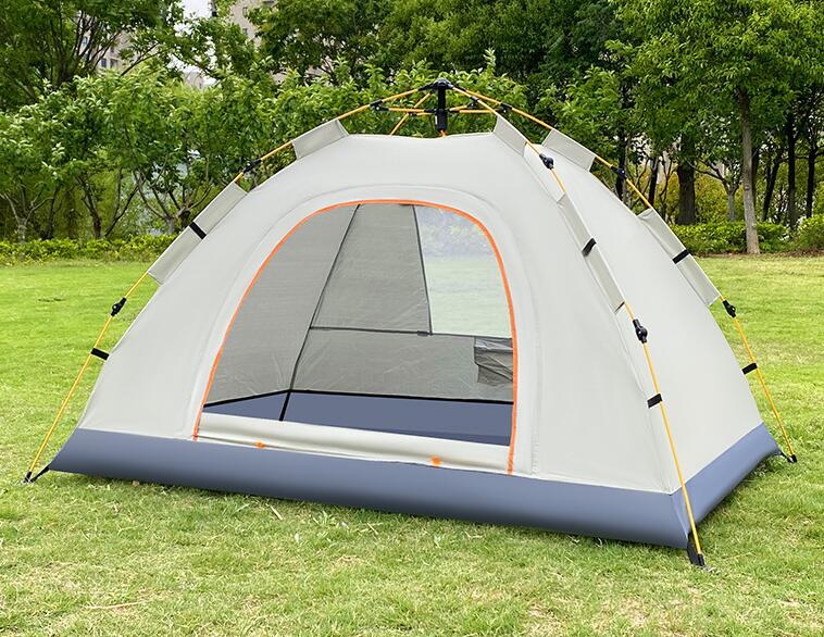 Tents, Tarps - 自動展開キャンプテント銀コート高UVカット 高耐水圧3秒設営 防風防水四面メッシュ超軽量キャンプ ピクニック 花見 防災 登山対応釣り収納ポーチ付軽量 アウトドア 防水 防風 ポップアップテント テント 収納袋付き アウトドア キャンプ 防災用