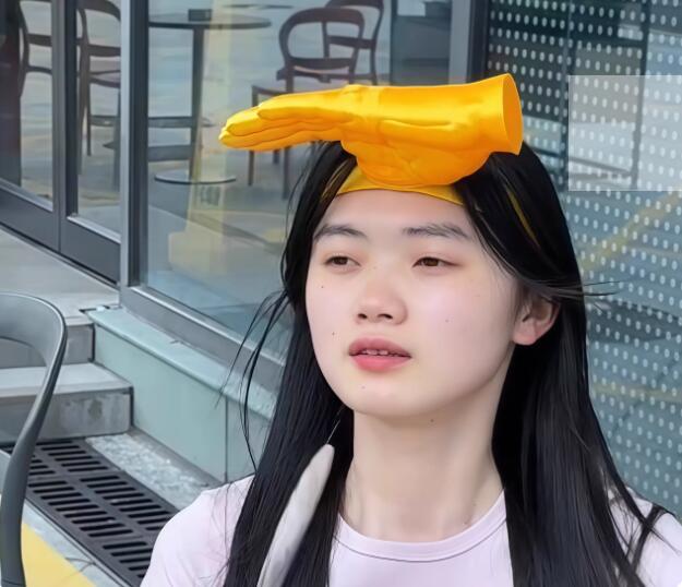 手のひらサンバイザーUVカット帽子手のひらカチューシャを調節できるアイデアヘアアクセ撮影道具 夏　ハロウィン　クリスマス　パーティー　おもちゃ(3.0)