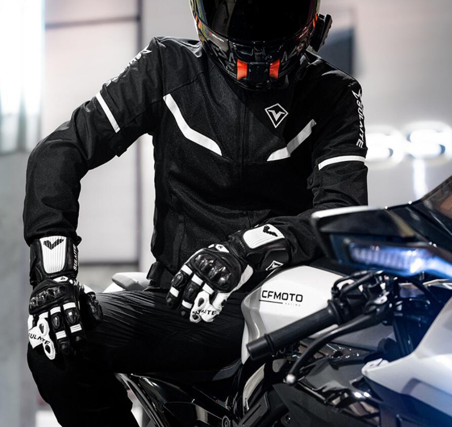 樂天商城 - 男女兼用バイクジャケットメンズ メッシュジャケット ライディングジャケット メッシュ プロテクター レーシングジャケット バイクウェア 春夏秋 通気 ブラック XLサイズお洒落ファションカッコイイ春夏秋