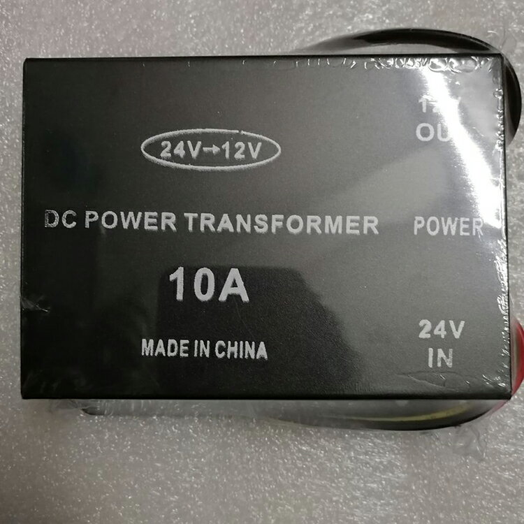 DC-DC コンバーター 24V → 12V 　10A　変圧器　3極電源 メモリー付き　トラック 用品　電気変圧器 変換機 電圧変換　バックアップ電源付き　各種保護回路搭載